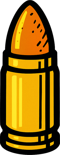 silah mermisi.
In-Game asset.  2d.  High contrast.  No shadows