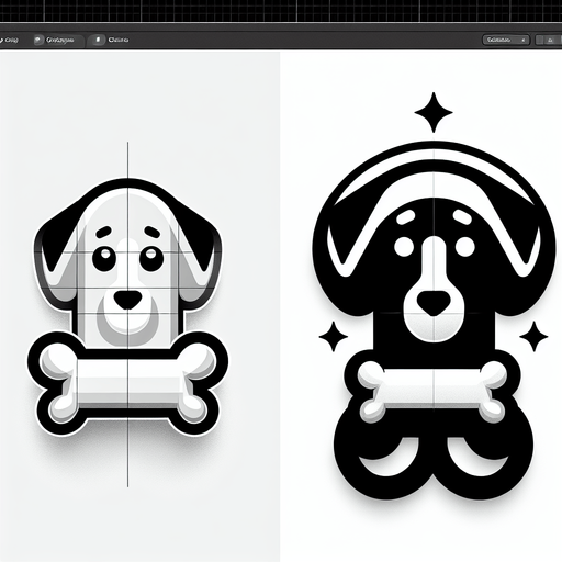 a cute looking dog toy shaped like a bone..
Single Game Texture. In-Game asset. 2d. Blank background. High contrast. No shadows.