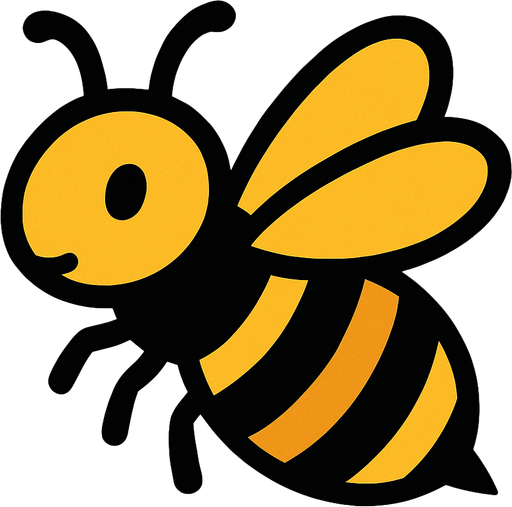 Bee.
In-Game asset.  2d.  High contrast.  No shadows