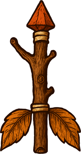 ok yere 90 derece olacak şekilde dik dursun