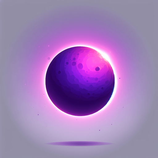 Eclipse violet.
Single Game Texture.  In-Game asset.  2d.  Blank background.  No shadows