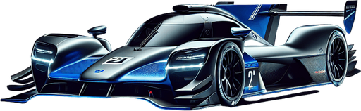 A super racing car like Porsche.
Single Game Texture. In-Game asset. 2d. Blank background. High contrast. No shadows.