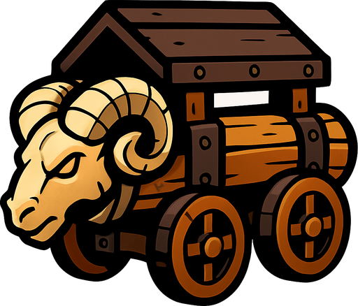 Koçbaşı.
In-Game asset.  2d.  High contrast.  No shadows