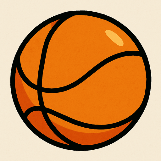 Off orange Ball (not a basketball).
In-Game asset.  2d.  High contrast.  No shadows