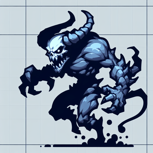 An image where a player can consider it a real enemy.
Single Game Texture. In-Game asset. 2d. Blank background. High contrast. No shadows.