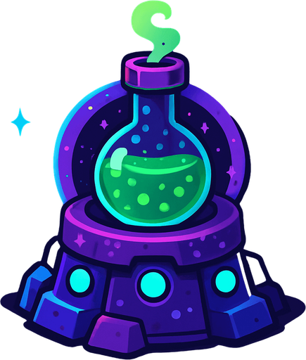 poison tower space galaxy theme tower defense game, advanced base level tower.
In-Game asset.  2d.  High contrast.  No shadows