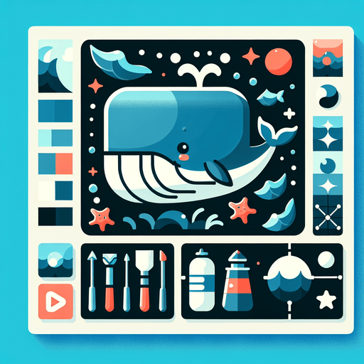 whale.
Single Game Texture.  In-Game asset.  2d.  Blank background.  High contrast.  No shadows