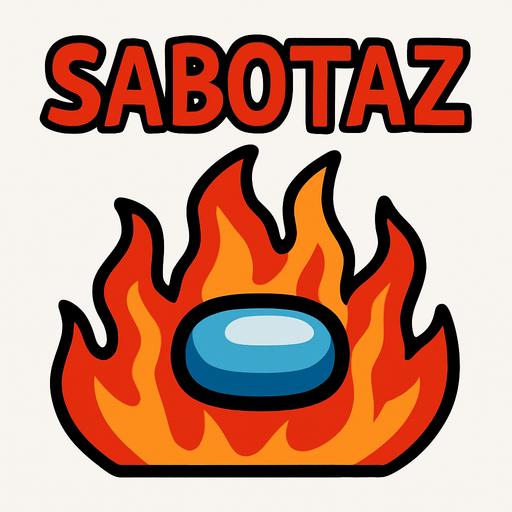sabotaz  among us.
In-Game asset.  2d.  High contrast.  No shadows