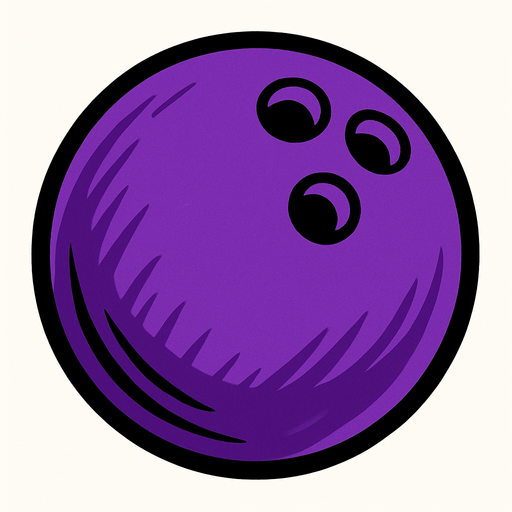 bowling topu.
In-Game asset.  2d.  High contrast.  No shadows