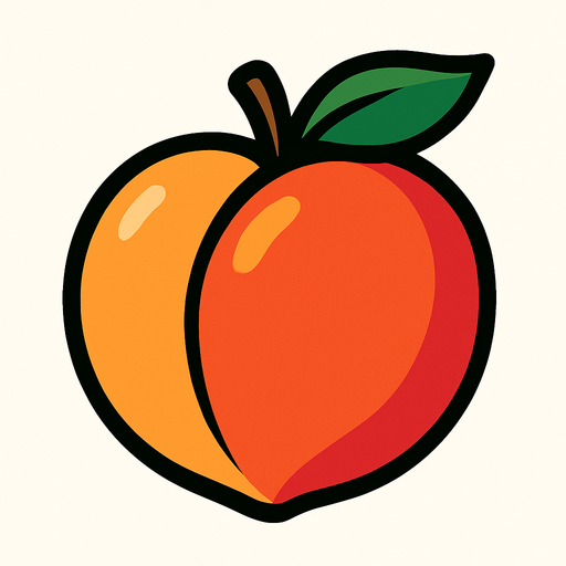 peach.
In-Game asset.  2d.  High contrast.  No shadows