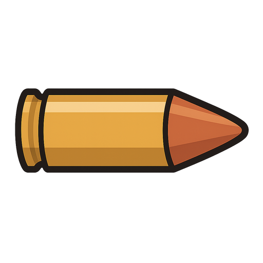 bullet
. No background. Transparent background. Blank background. No shadows. 2d. In-Game asset. flat