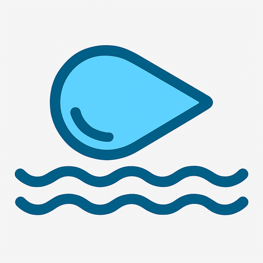 waterdrop sideways
