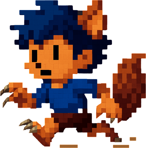 Corriendo , pixelart