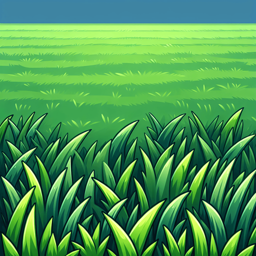 grass.
Single Game Texture. In-Game asset. 2d. Blank background. High contrast. No shadows.