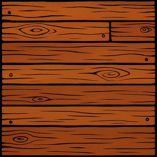 piso de madera.
In-Game asset.  2d.  High contrast.  No shadows