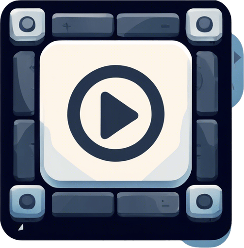 remove the play sign and circle in the middle