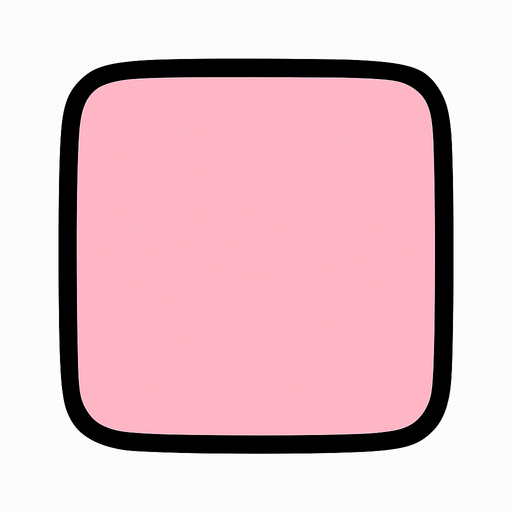 powder pink square.
In-Game asset.  2d.  High contrast.  No shadows