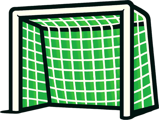 Futbol kalesi.
In-Game asset.  2d.  High contrast.  No shadows