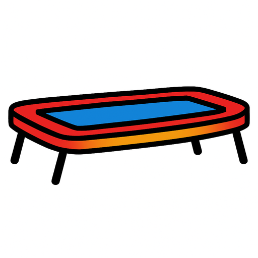 trampoline 200x20.
In-Game asset.  2d.  High contrast.  No shadows