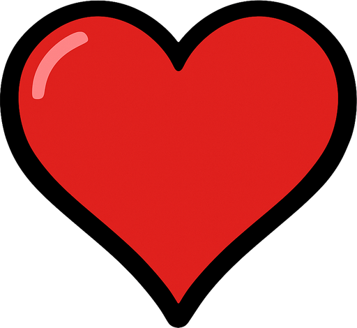 kalp.
In-Game asset.  2d.  High contrast.  No shadows