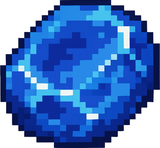 lapizlazuli.
In-Game asset.  2d.  High contrast.  No shadows. pixelart