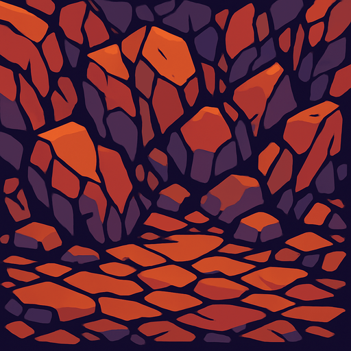 Rock bg.
In-Game asset.  2d.  High contrast.  No shadows