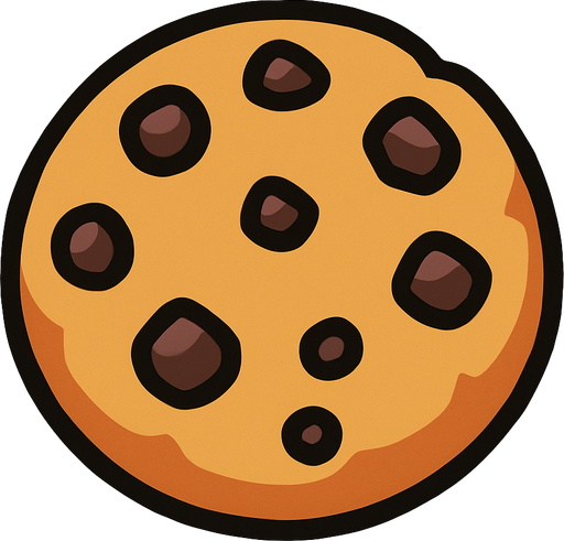 Cookie.
In-Game asset.  2d.  High contrast.  No shadows