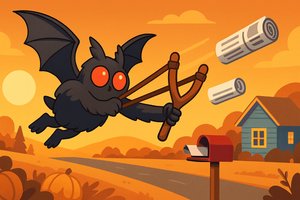 Mothman's Pumpkin Spice Paper Route