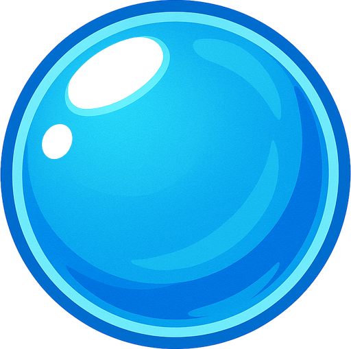 Bubble.
Single Game Texture.  In-Game asset.  2d.  Blank background.  High contrast.  No shadows