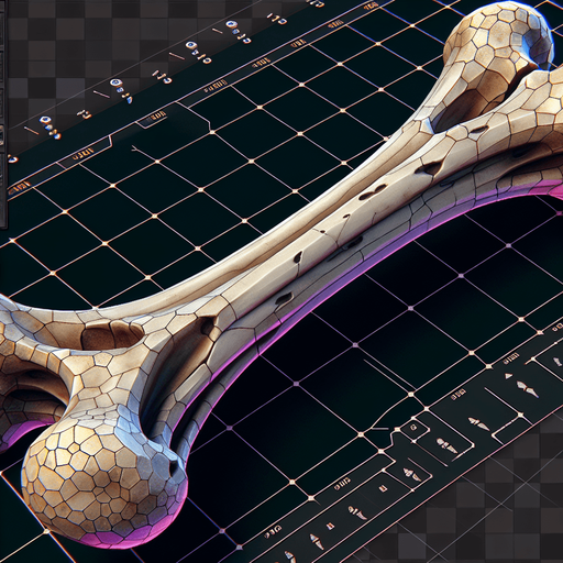 bone.
Single Game Texture. In-Game asset. 2d. Blank background. High contrast. No shadows.