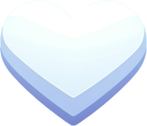 a basic white heart..
game icon