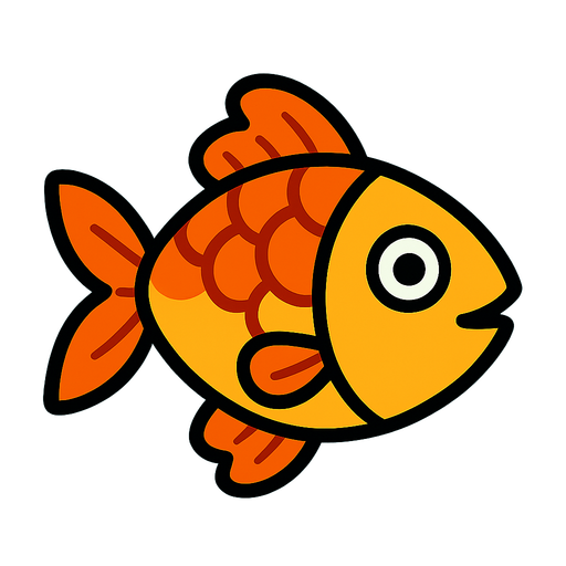 Fish.
In-Game asset.  2d.  High contrast.  No shadows