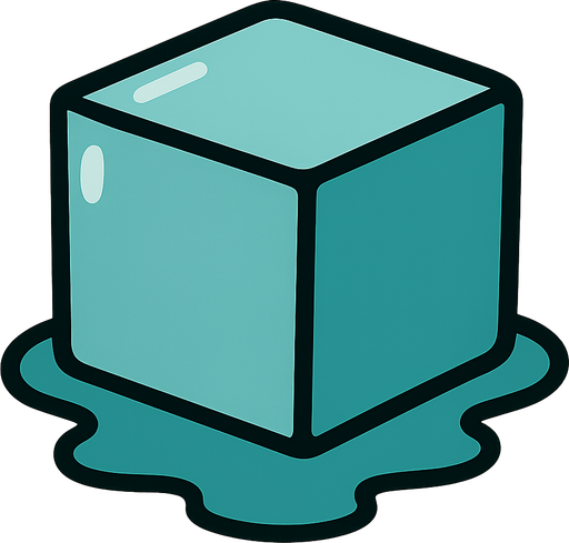 Un cubo de hielo
