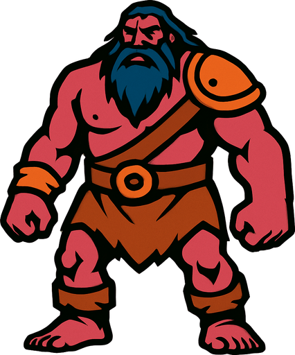 giant.
In-Game asset.  2d.  High contrast.  No shadows