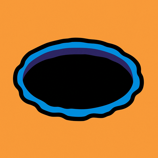 hole.
In-Game asset.  2d.  High contrast.  No shadows
