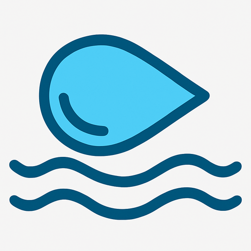 waterdrop sideways