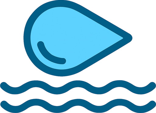 waterdrop sideways