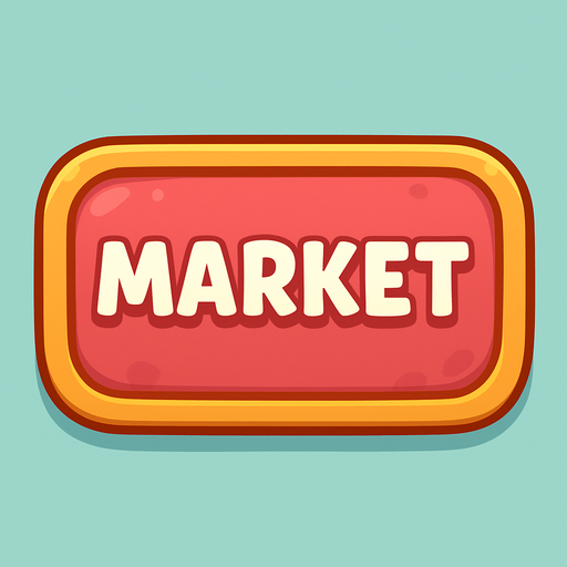 marketButton.
In-Game asset.  No shadows. 2d