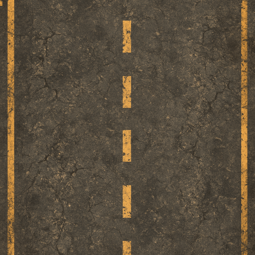 more detail Worn-out road