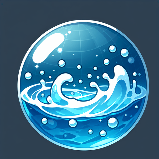 water ball
Single Game Texture. In-Game asset. 2d. Blank background. High contrast. No shadows.