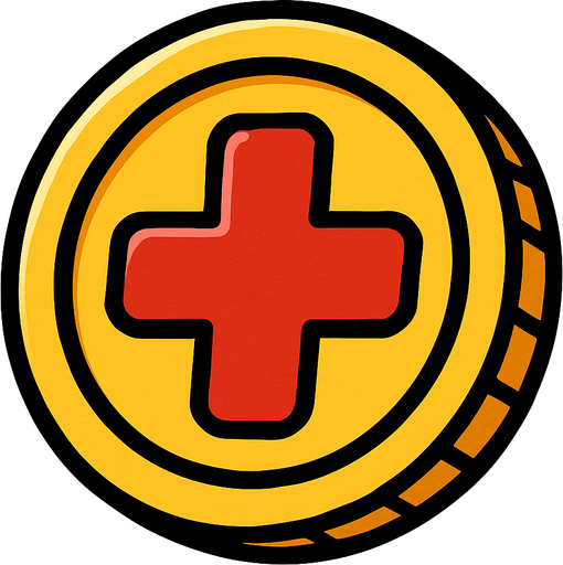 şifa tokeni.
In-Game asset.  2d.  High contrast.  No shadows