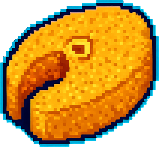 This fish steak covered in batter.