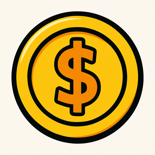 coin.
In-Game asset.  2d.  High contrast.  No shadows