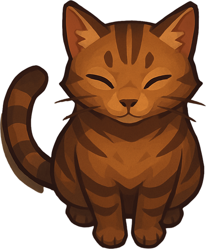 cat top view.
In-Game asset