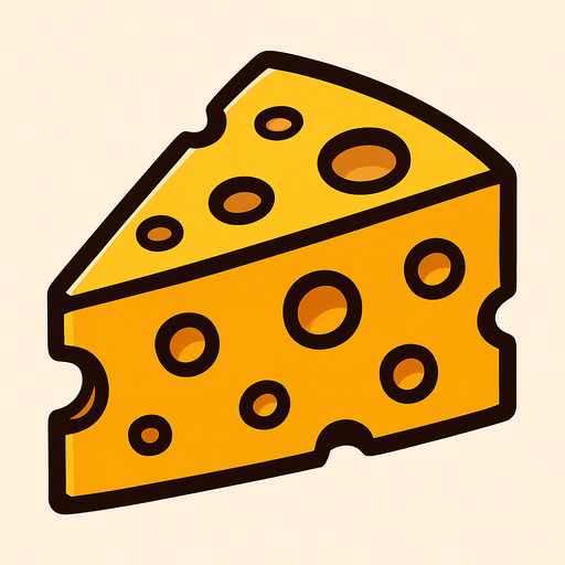 Cheese.
In-Game asset.  2d.  High contrast.  No shadows
