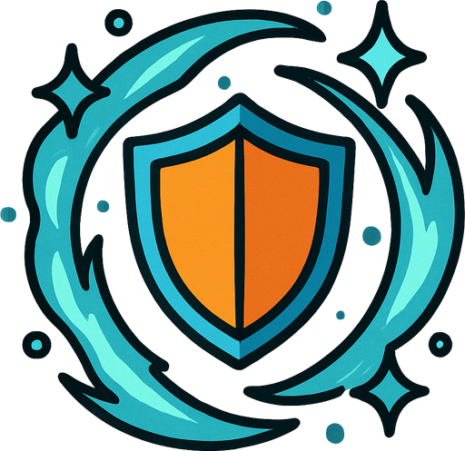 2d shield magic.
In-Game asset.  2d.  High contrast.  No shadows