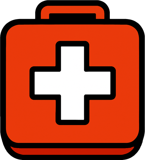 healty pack middle white plus.
In-Game asset.  2d.  High contrast.  No shadows