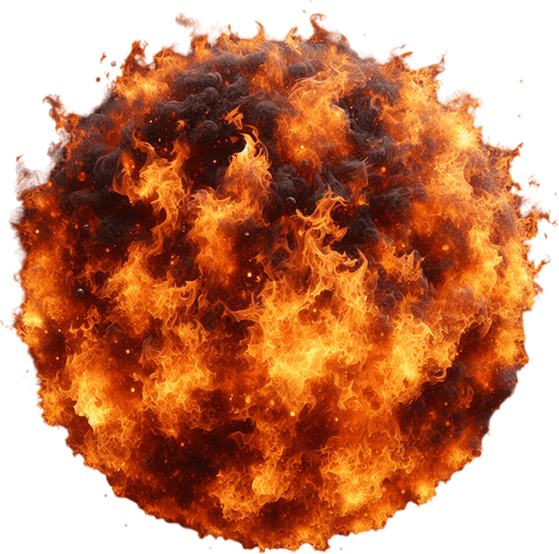 fire.
Single Game Texture.  In-Game asset.  2d.  Blank background.  High contrast.  No shadows