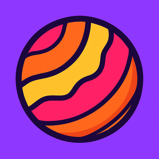 bouncy ball.
In-Game asset.  2d.  High contrast.  No shadows