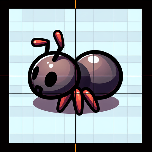 topdown 2d ant, blank background, no shadows.
Single Game Texture.  In-Game asset.  2d.  Blank background.  High contrast.  No shadows